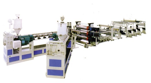 PE\PP多層復合塑料建筑模板生產線