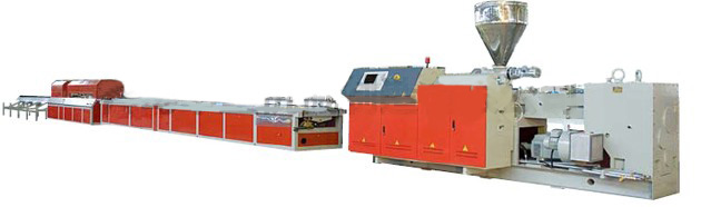 PE、PP多孔梅花管擠出生產(chǎn)線